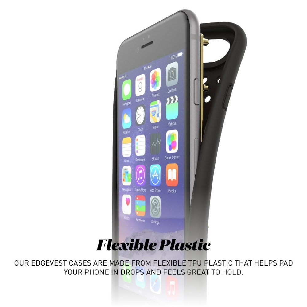 AGENT18 Slim CASE Cover Studs Apple iPhone 6 & 6S NEW NIB Black Gold Studs HP🎉 - Picture 8 of 12